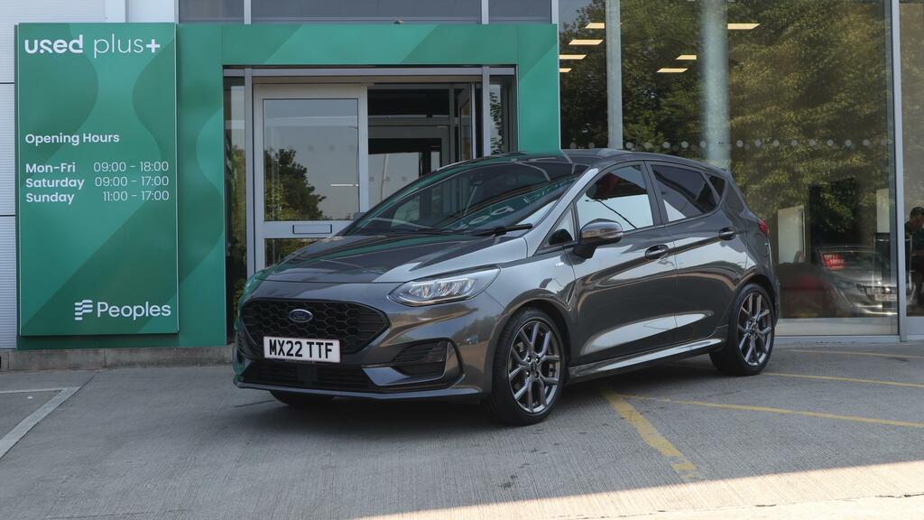Ford Fiesta 1.0 Ecoboost St-line MX22TTF Grey #2