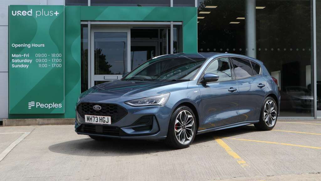 Ford Focus 1.0 Ecoboost Hybrid Mhev 155 St-line X Blue