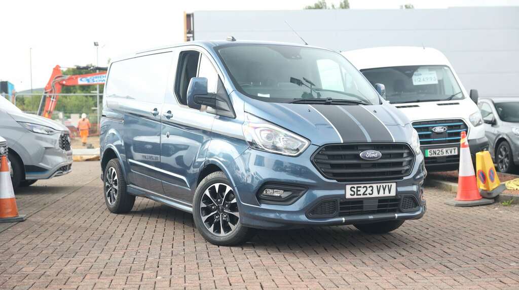 Ford Transit Custom 2.0 Ecoblue 170Ps Low Roof Sport Van SE23VYV Blue #2