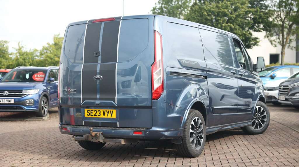 Ford Transit Custom 2.0 Ecoblue 170Ps Low Roof Sport Van SE23VYV Blue #3