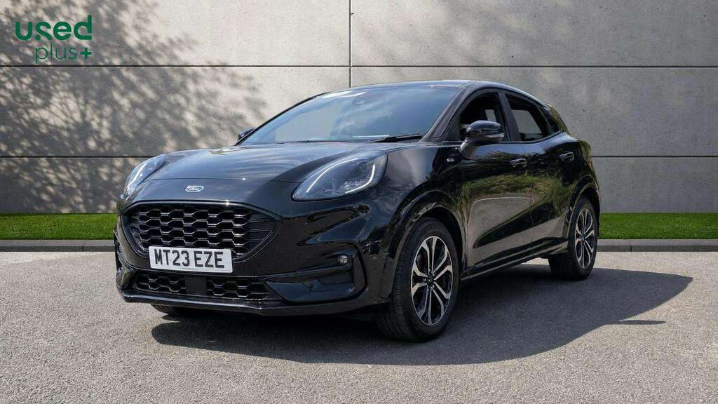 Ford Puma 1.0 Ecoboost Hybrid Mhev St-line MT23EZE Black #3