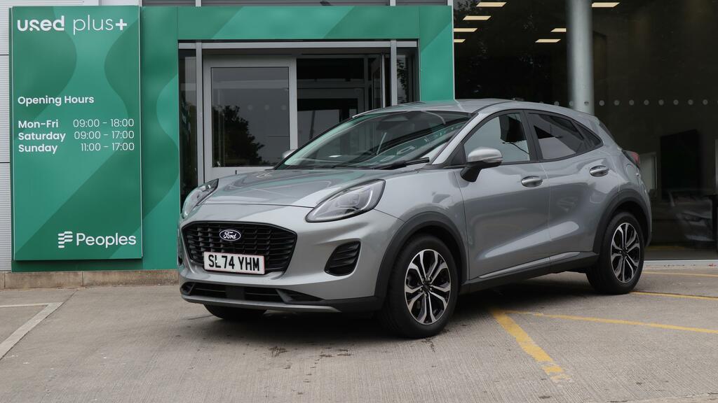 Ford Puma 1.0 Ecoboost Hybrid Mhev Titanium SL74YHM Silver #2