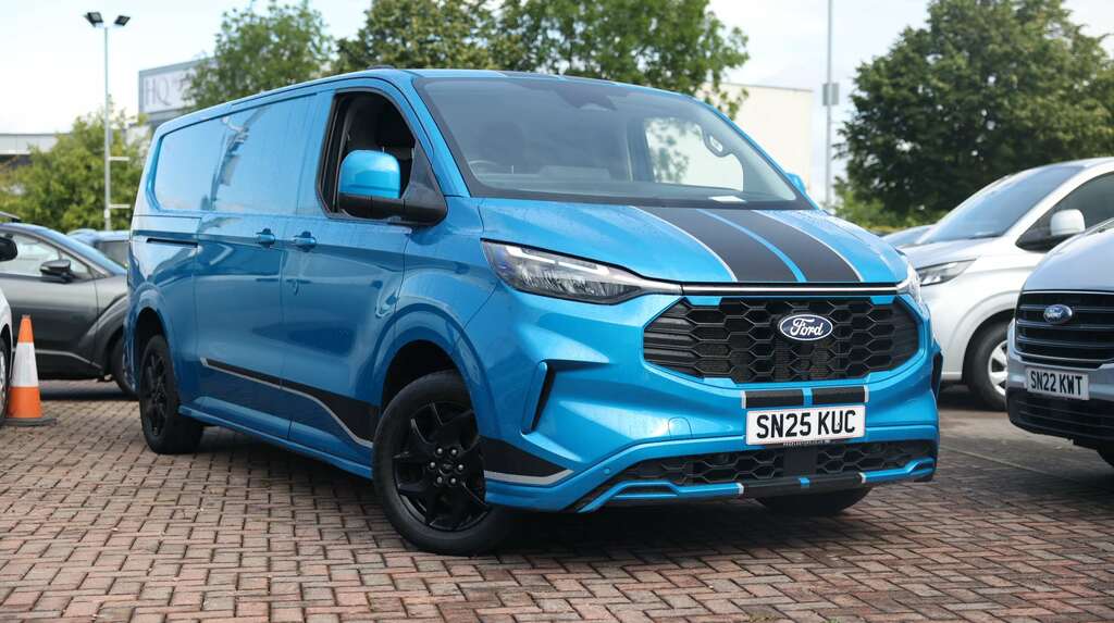 Ford Transit Custom 2.0 Ecoblue 170Ps H1 Van Sport SN25KUC Blue #2