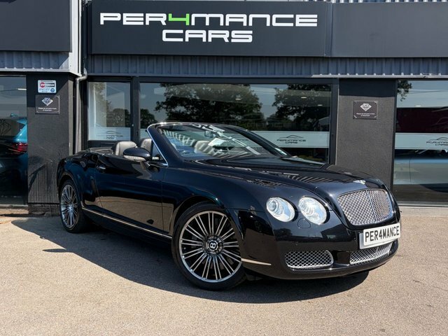 Bentley Continental Gt 6.0 W12 Gtc Convertible 4Wd Euro 4 W555JRW Black