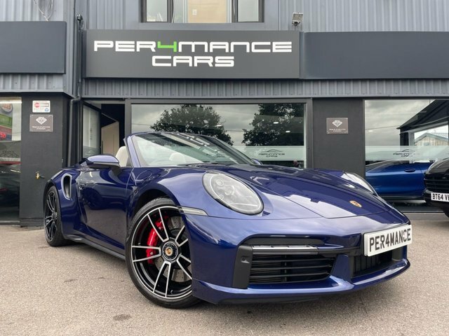 Porsche 911 3.7T 992 Turbo Convertible Pdk 4Wd Euro Blue