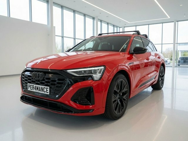 Audi Q8 e tron 50 Black Edition Suv Quattro 95K Red