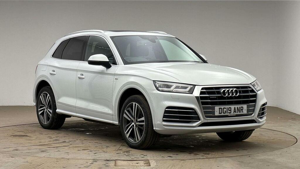Audi Q5 2.0 Tdi 40 S Line S Tronic Quattro Euro 6 Ss White #2