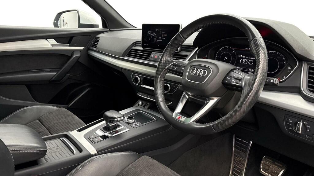 Audi Q5 2.0 Tdi 40 S Line S Tronic Quattro Euro 6 Ss White #5