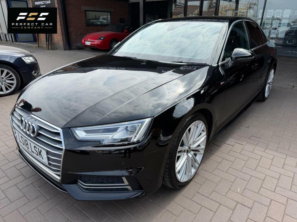 Audi A4 2.0 Tfsi S Line S Tronic Euro 6 Ss 2018 LS18LSK Black #4
