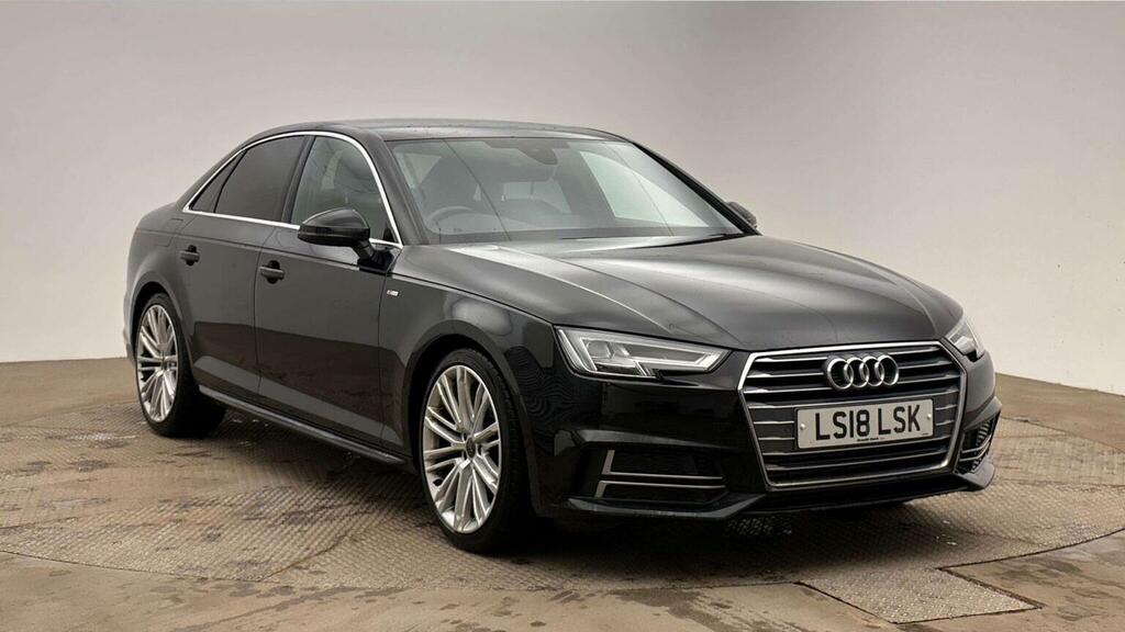 Audi A4 2.0 Tfsi S Line S Tronic Euro 6 Ss 2018 Black #2
