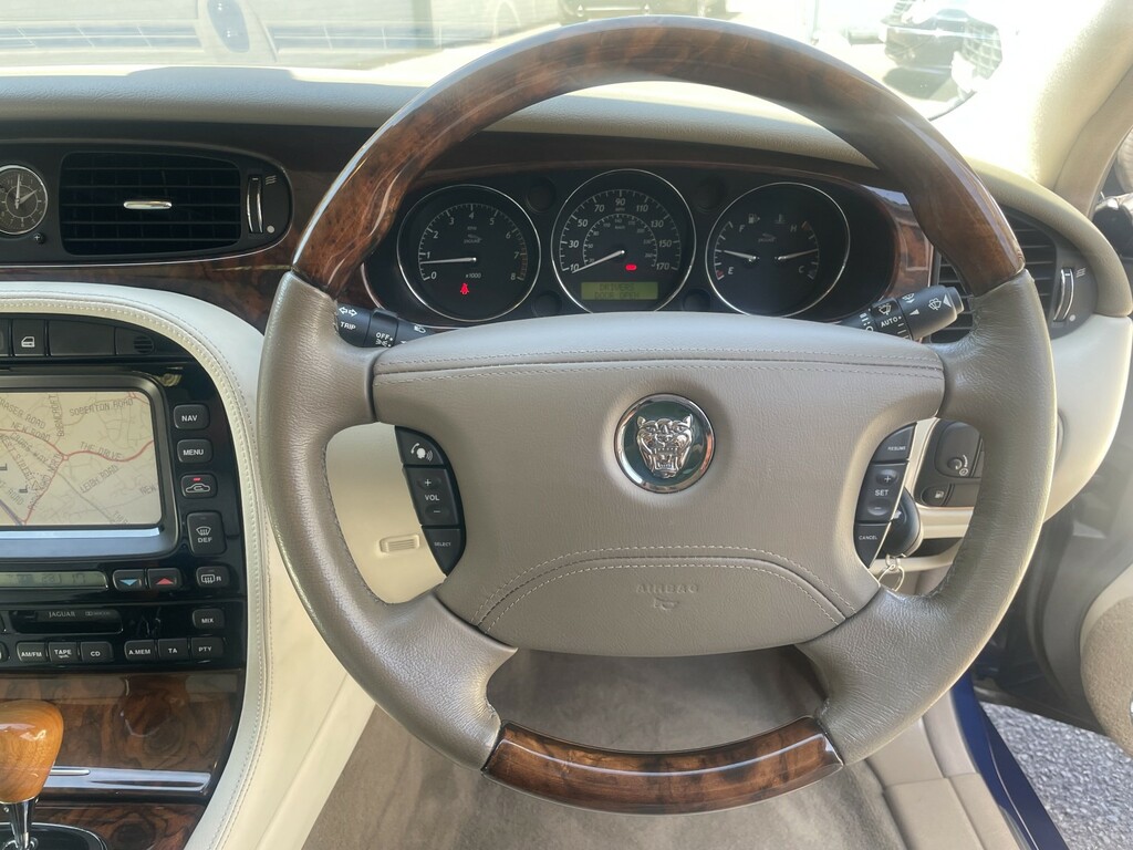 Jaguar XJ 4.2 Xj8 Se 63250 Miles Fsh Rare Car Blue #5