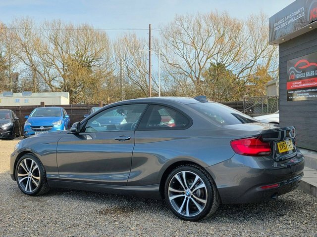BMW 2 Series Gran Coupe 218D Sport Coupe Grey #3