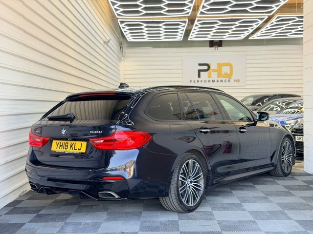 BMW 5 Series 2018 3.0 540I M Sport Touring Xdri Black