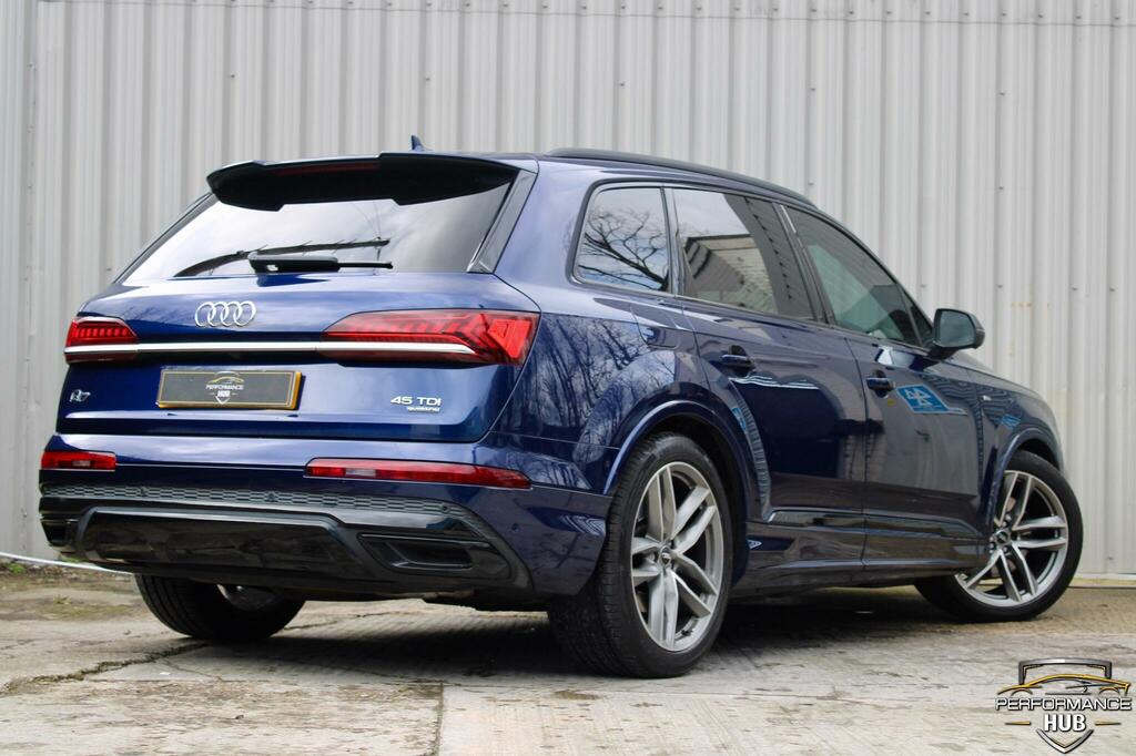 Audi Q7 3.0 Tdi V6 45 Black Edition Tiptronic Quattro Euro PE20ZWD Blue #4