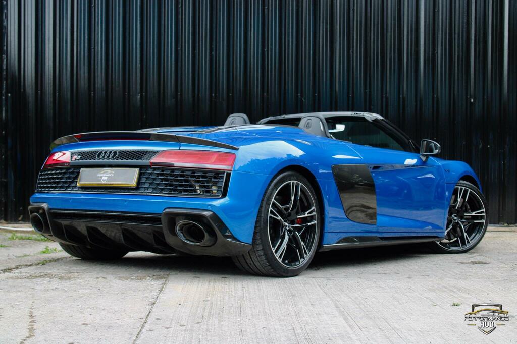 Audi R8 5.2 Fsi V10 Performance Carbon Black Spyder S Tron Blue #6