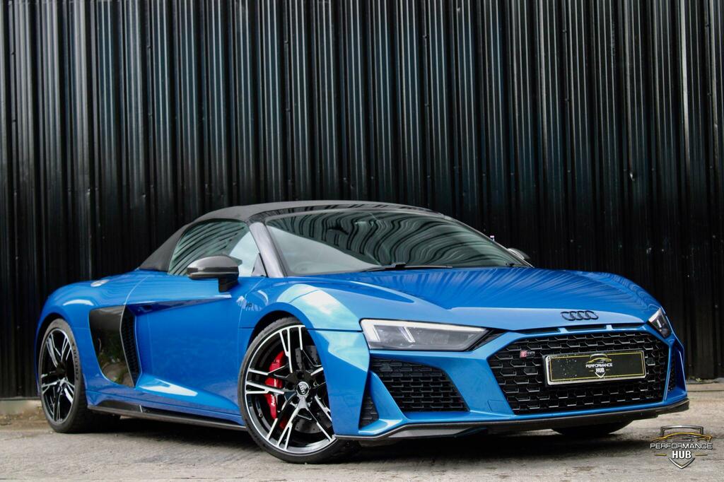 Audi R8 5.2 Fsi V10 Performance Carbon Black Spyder S Tron Blue #2