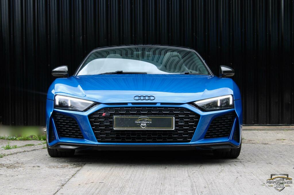 Audi R8 5.2 Fsi V10 Performance Carbon Black Spyder S Tron Blue #3