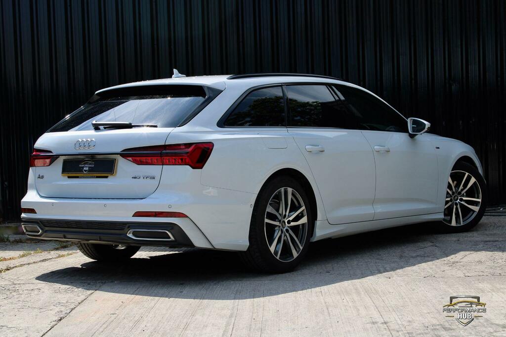 Audi A6 Avant 2.0 Tfsi 40 S Line S Tronic Euro 6 Ss White #4