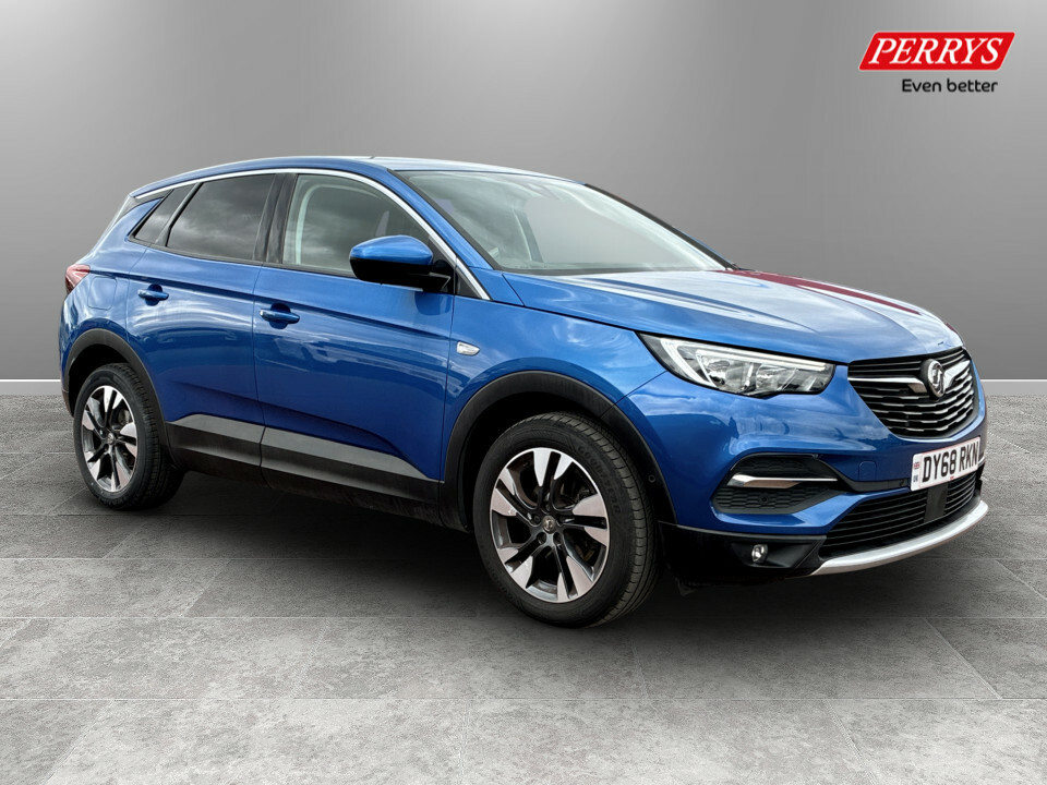 Vauxhall Grandland X 1.2 Turbo Sport Nav DY68RKN Blue