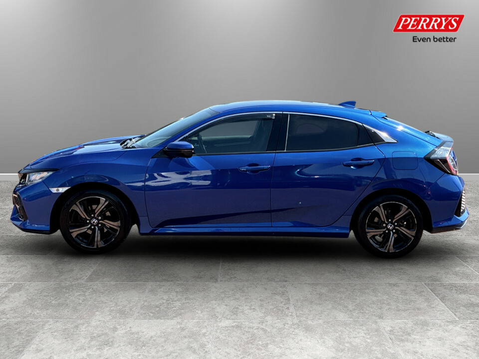 Honda Civic 1.0 Vtec Turbo Sr Cvt Blue #4