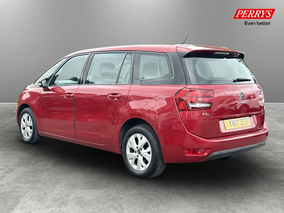 Citroen Grand C4 Picasso 1.6 Bluehdi Touch Edition Eat6 YN17ZCF Red #5
