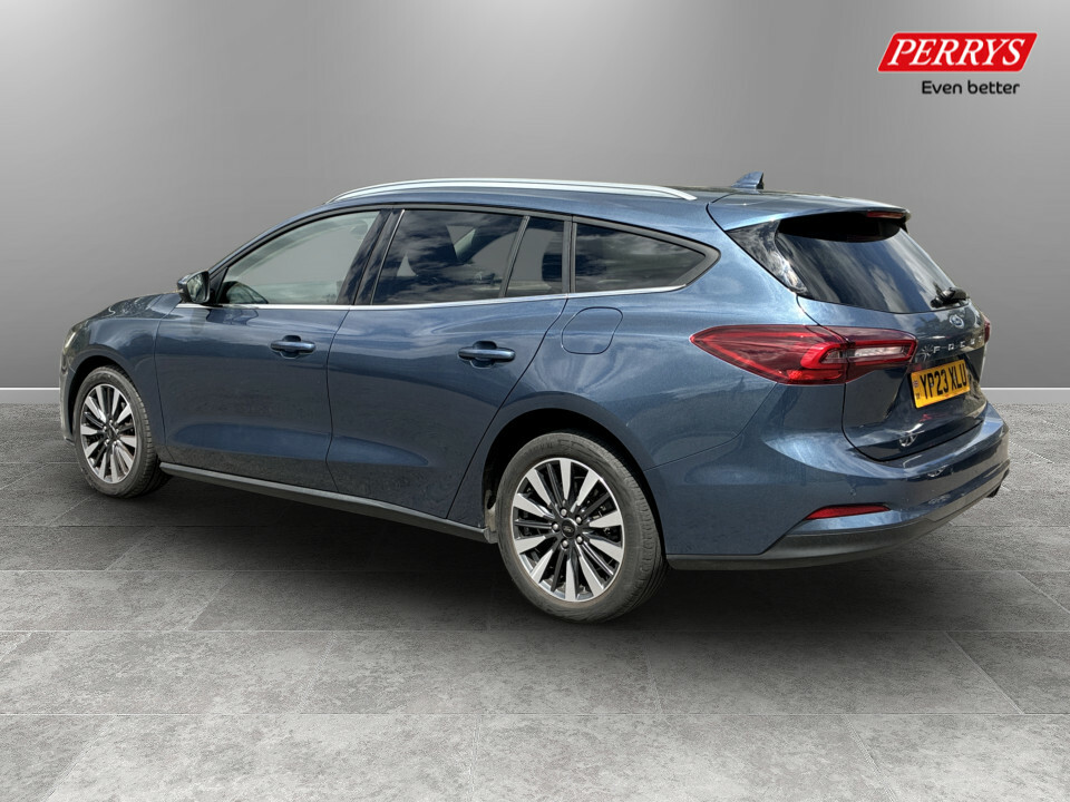 Ford Focus 1.0 Ecoboost Hybrid Mhev Titanium X YP23XLU Blue #5