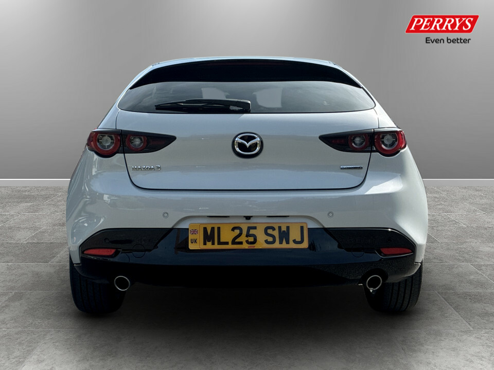 Mazda 3 2.5 E-skyactiv G Mhev 140 Exclusive-line ML25SWJ White #6