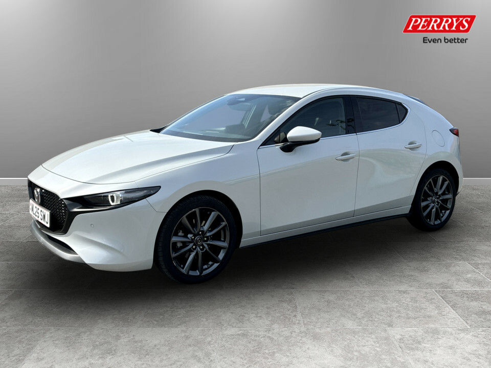 Mazda 3 2.5 E-skyactiv G Mhev 140 Exclusive-line ML25SWJ White #3