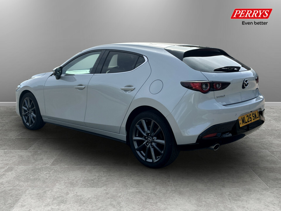 Mazda 3 2.5 E-skyactiv G Mhev 140 Exclusive-line ML25SWJ White #5