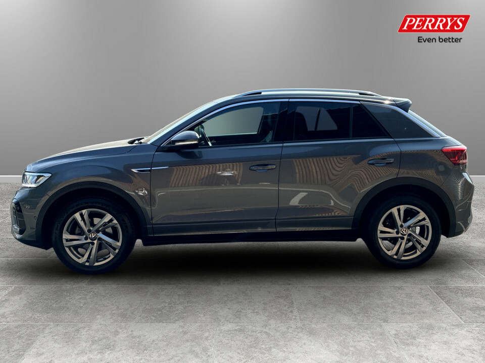 Volkswagen T-Roc 1.5 Tsi R-line CK73HHM Grey #4