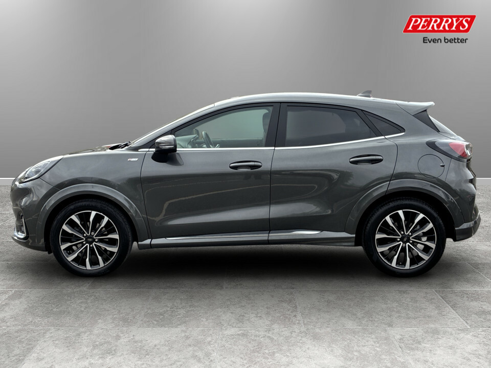 Ford Puma 1.0 Ecoboost Hybrid Mhev 155 St-line Vignale NG23KXW Grey #4