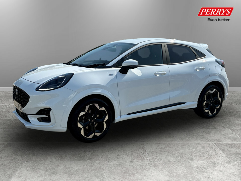 Ford Puma 1.0 Ecoboost Hybrid Mhev St-line X Dct OE24WFG White #3