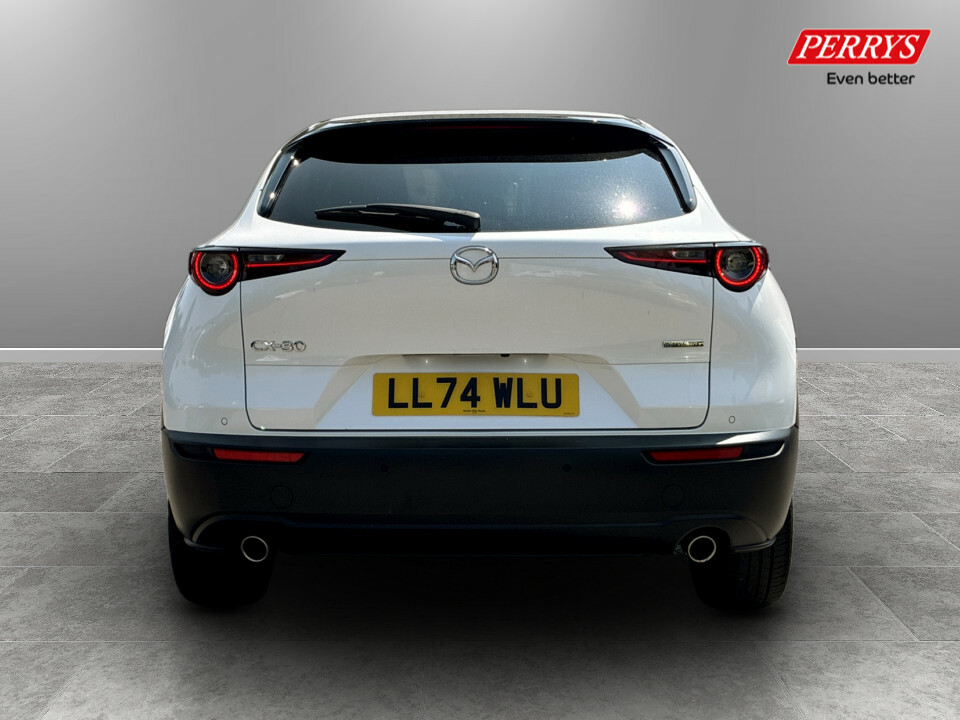 Mazda CX-30 2.5 E-skyactiv G Mhev 140 Exclusive-line LL74WLU White #6
