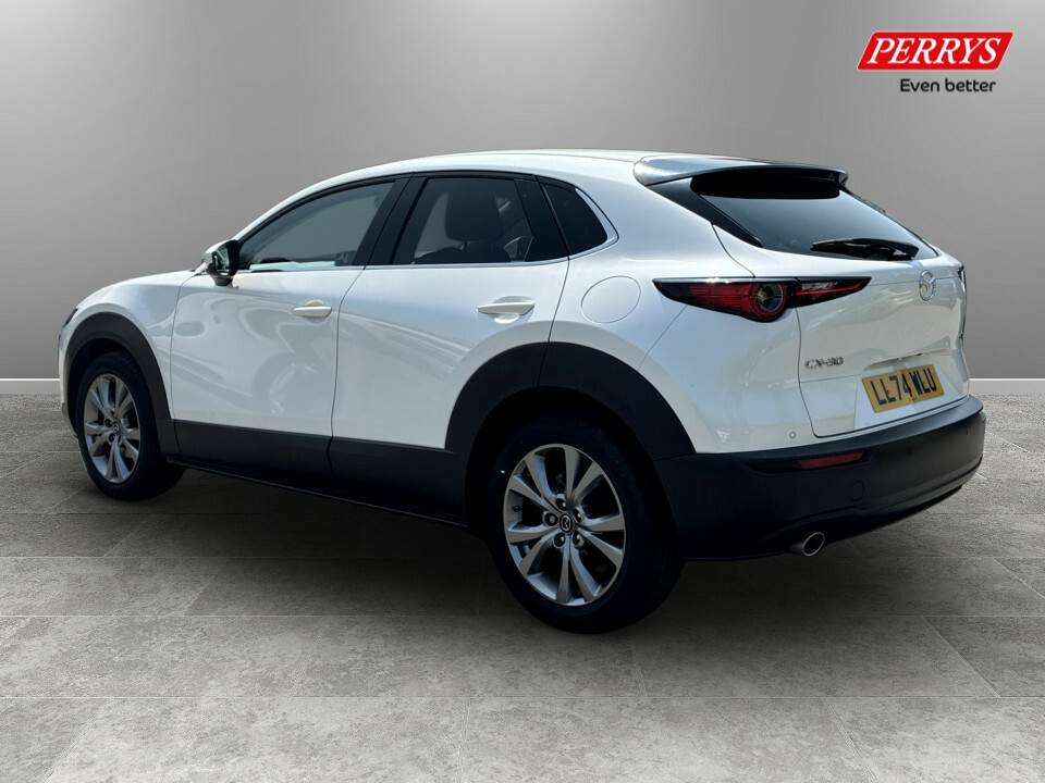 Mazda CX-30 2.5 E-skyactiv G Mhev 140 Exclusive-line LL74WLU White #5