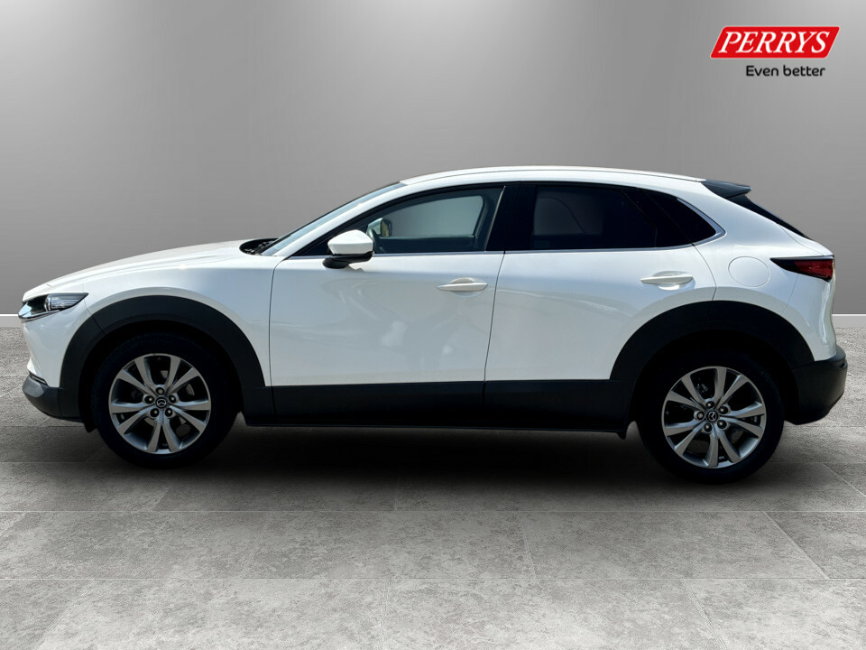 Mazda CX-30 2.5 E-skyactiv G Mhev 140 Exclusive-line LL74WLU White #4