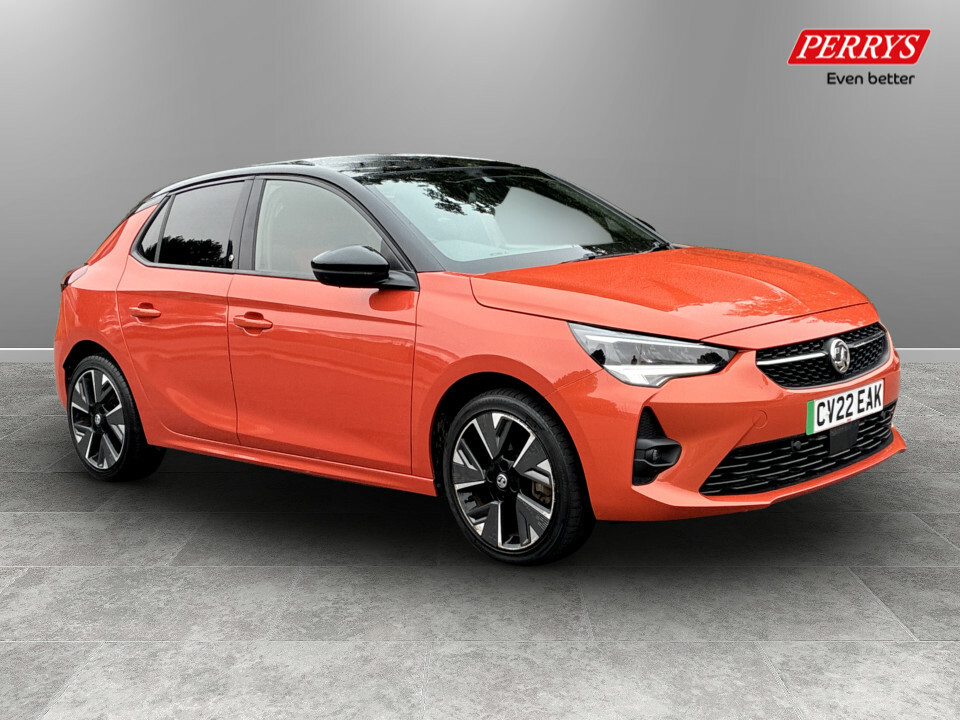 Vauxhall Corsa-e 100Kw Sri Premium 50Kwh 11Kwch Orange