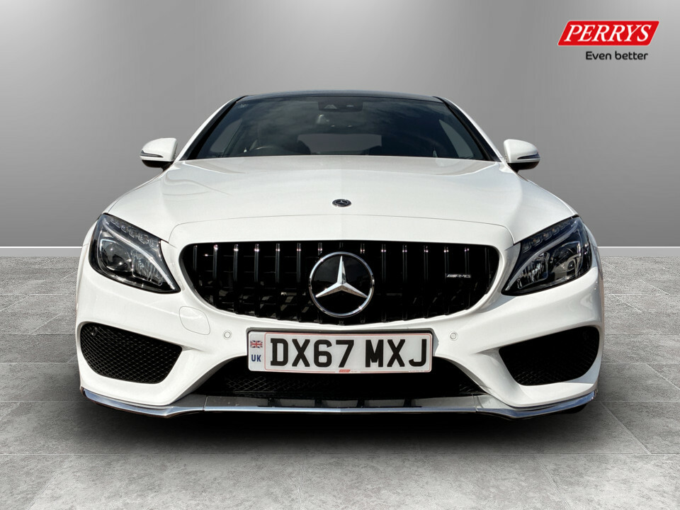 Mercedes-Benz C Class C220d Amg Line Premium Plus DX67MXJ White #2