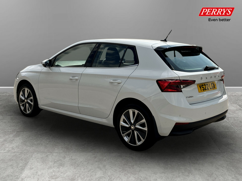 Skoda Fabia 1.0 Tsi 110 Se L Dsg White #5