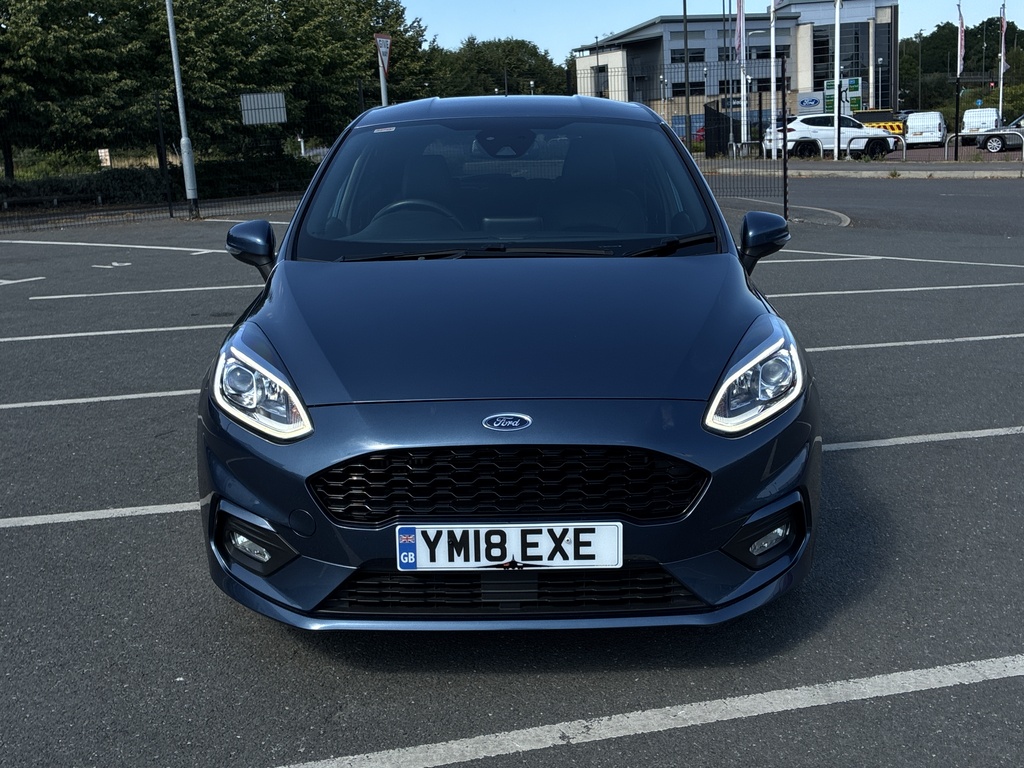 Ford Fiesta 1.0 Ecoboost 140 St-line X YM18EXE Blue #2