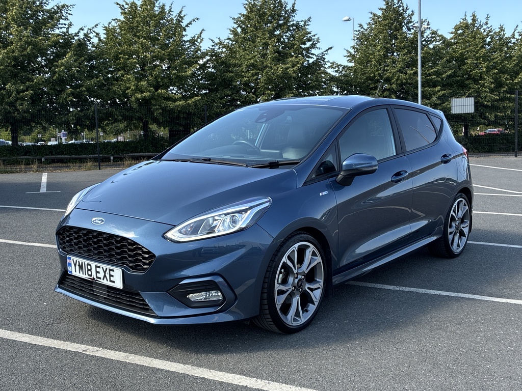Ford Fiesta 1.0 Ecoboost 140 St-line X YM18EXE Blue #3