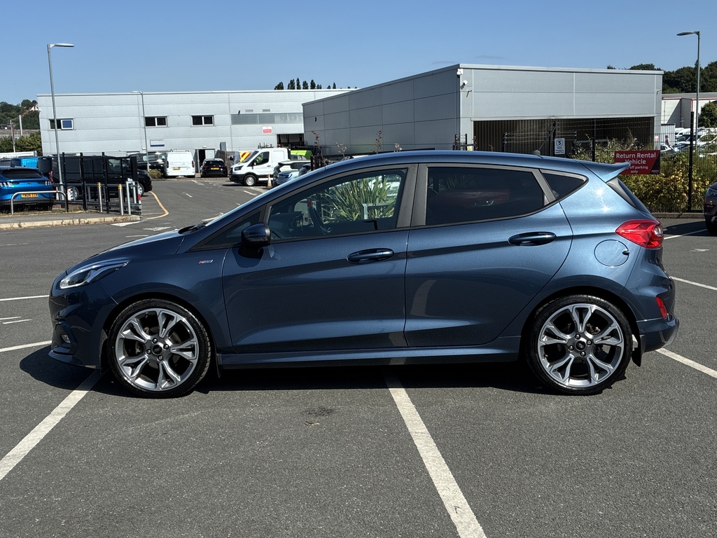 Ford Fiesta 1.0 Ecoboost 140 St-line X YM18EXE Blue #4