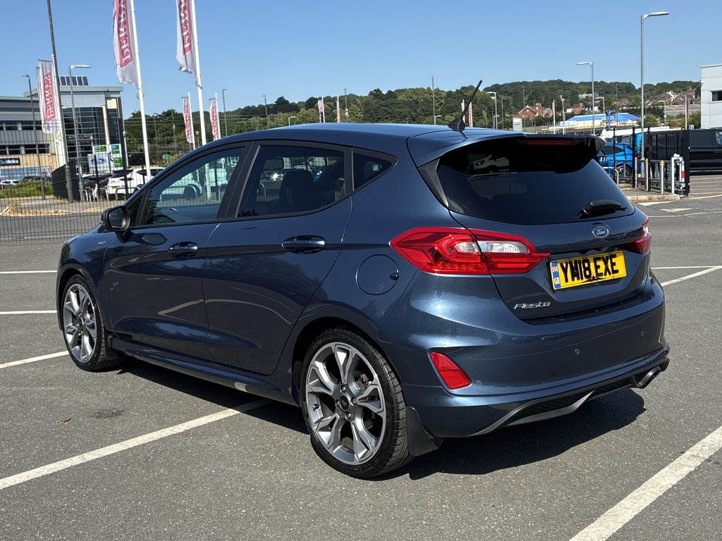 Ford Fiesta 1.0 Ecoboost 140 St-line X YM18EXE Blue #5