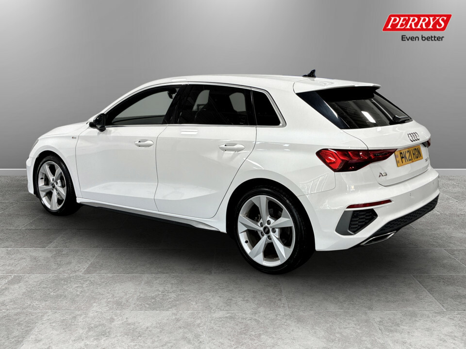 Audi A3 35 Tfsi S Line S Tronic PK21HDN White #5