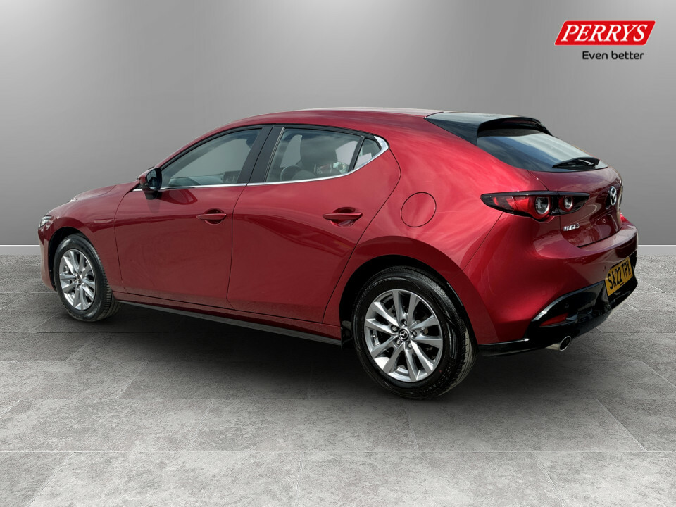 Mazda 3 2.0 E-skyactiv G Mhev Se-l Lux SA22TPX Red #4