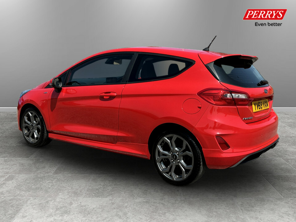 Ford Fiesta 1.0 Ecoboost St-line Navigation YV68VXM Red #5