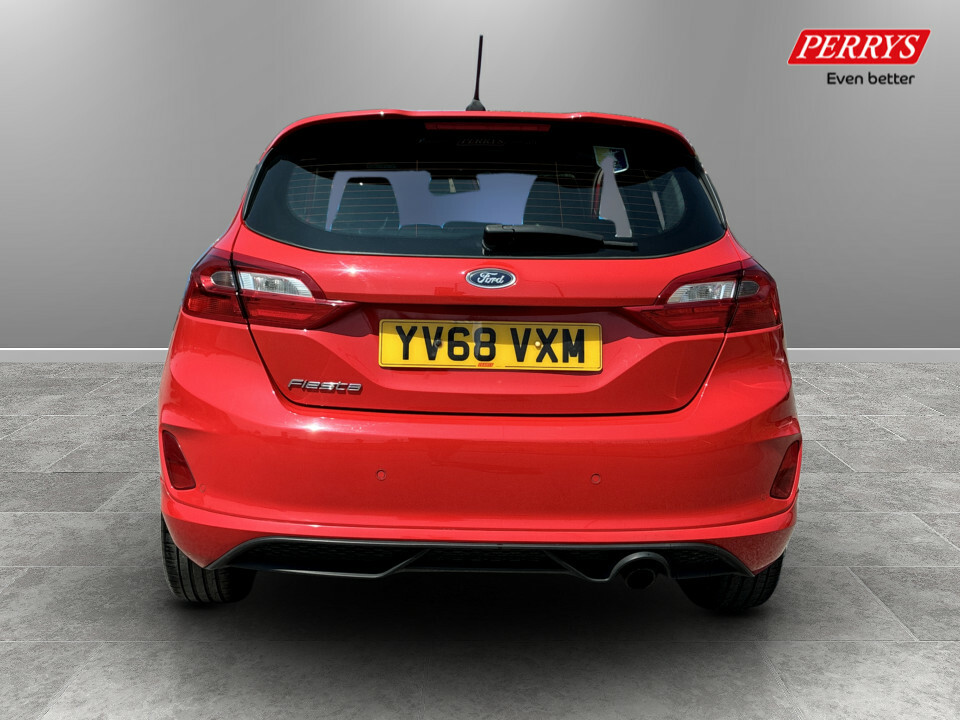 Ford Fiesta 1.0 Ecoboost St-line Navigation YV68VXM Red #6