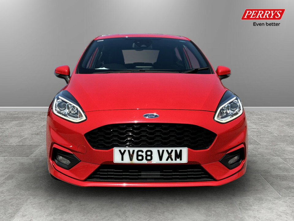 Ford Fiesta 1.0 Ecoboost St-line Navigation YV68VXM Red #2