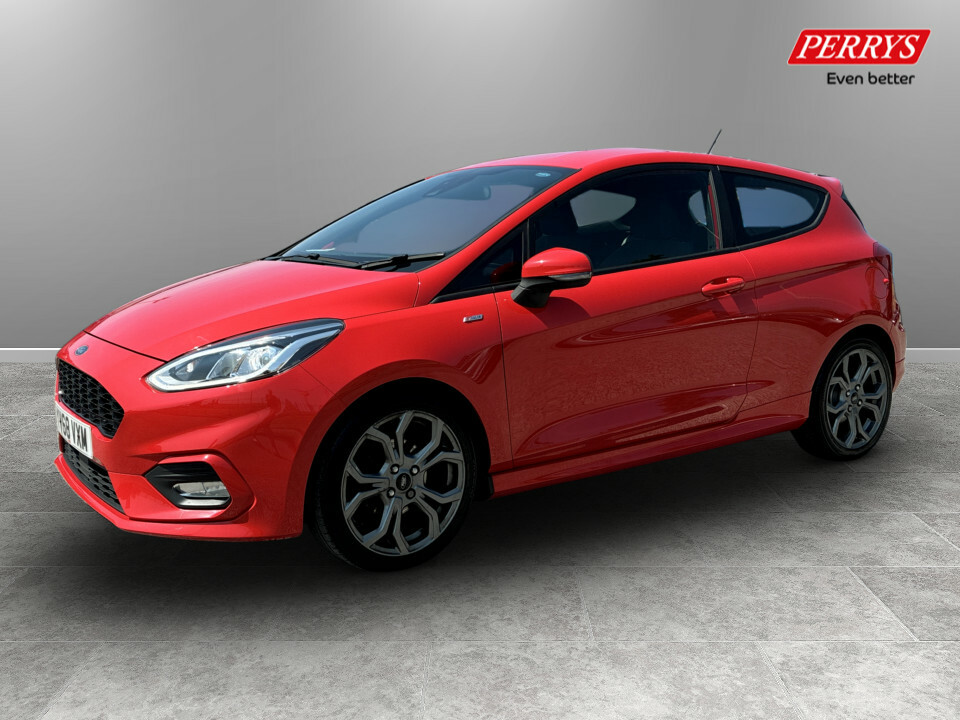 Ford Fiesta 1.0 Ecoboost St-line Navigation YV68VXM Red #3