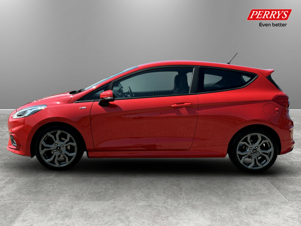 Ford Fiesta 1.0 Ecoboost St-line Navigation YV68VXM Red #4