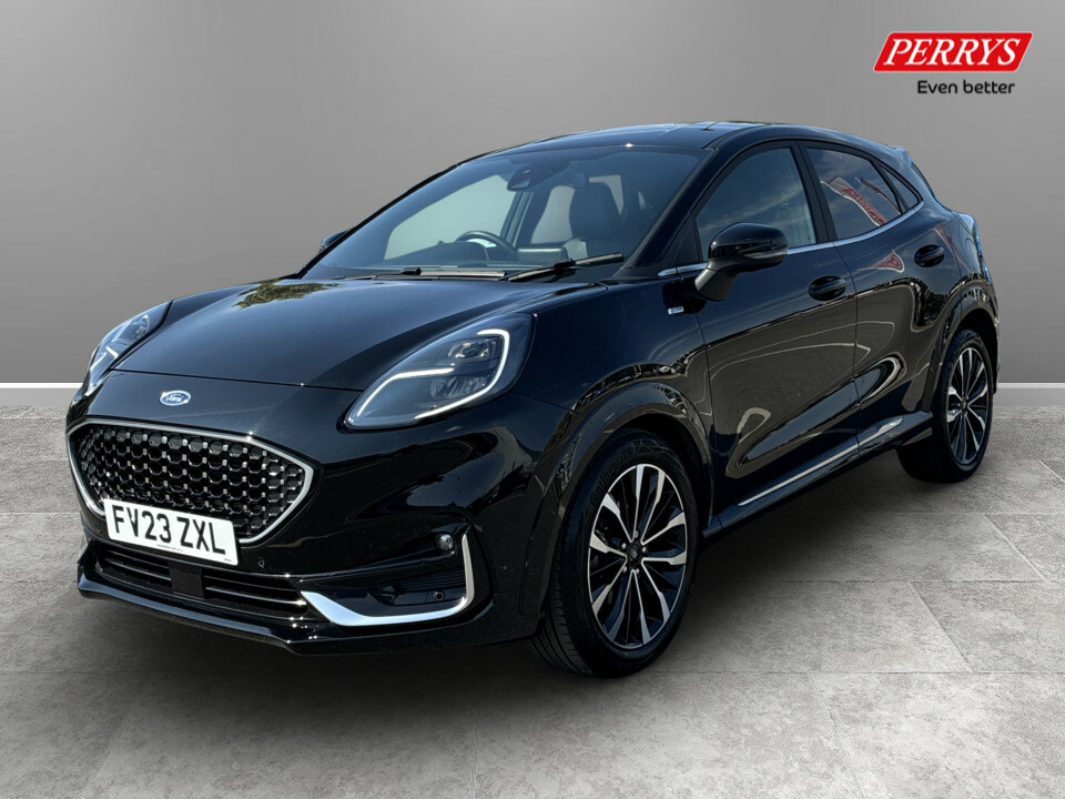 Ford Puma 1.0 Ecoboost Hybrid Mhev 155 St-line Vignale FV23ZXL Black #3